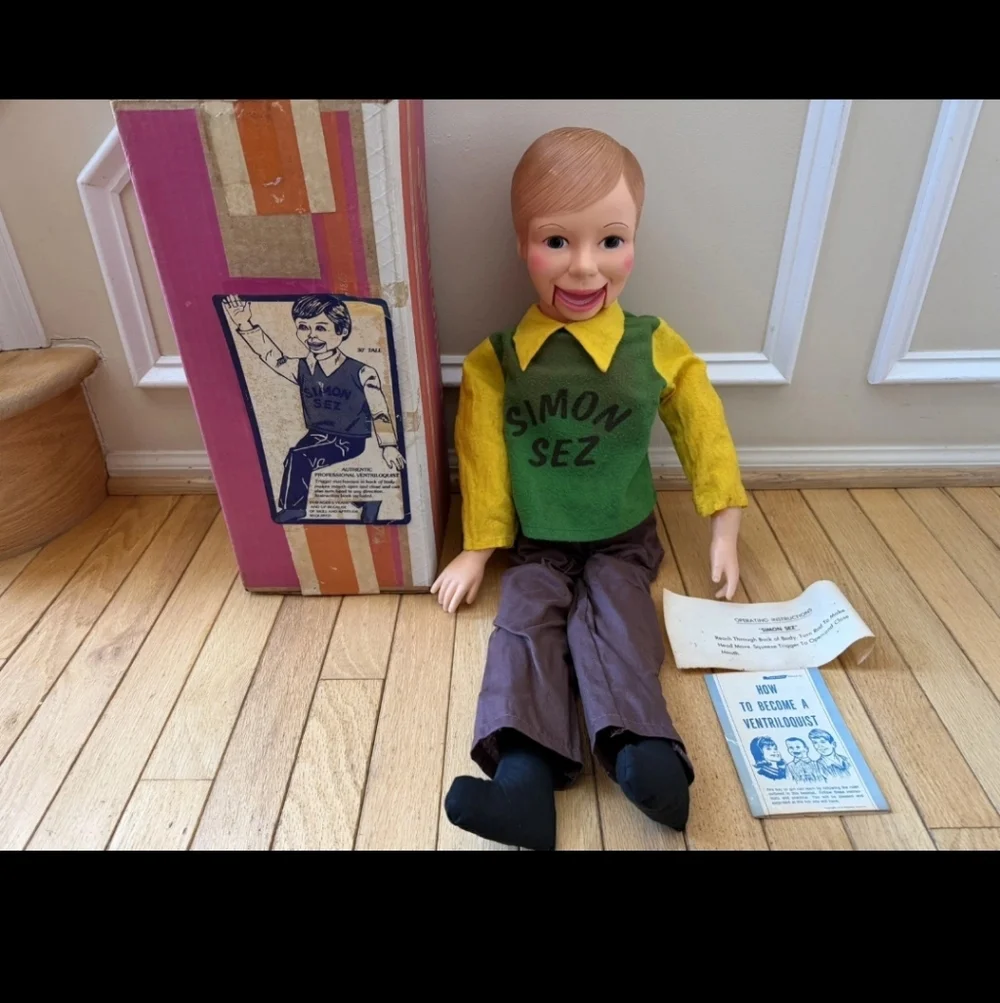 Shirt For 1973 Ventriloquist Doll Simon Sez. Doll‎ Not Included